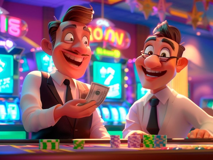 Tampilan roulette CQ9 Tampilan roulette dengan roda berputar dan area taruhan